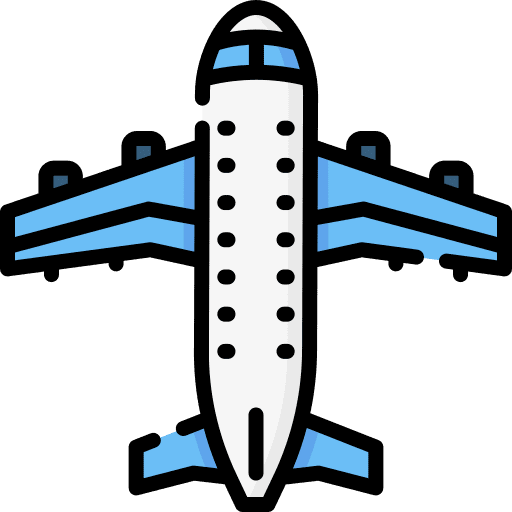 Aircraft transport airplane flight icon