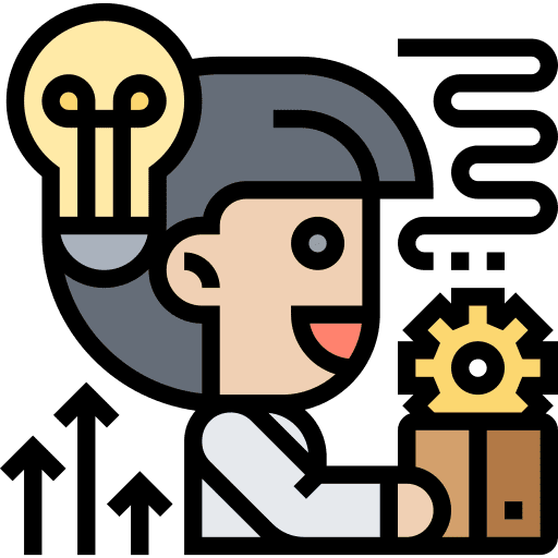 Creative thinking product marketing business and finance icon Creative thinking product marketing business and finance icon