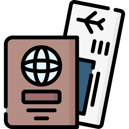 Passport passport document flight icon