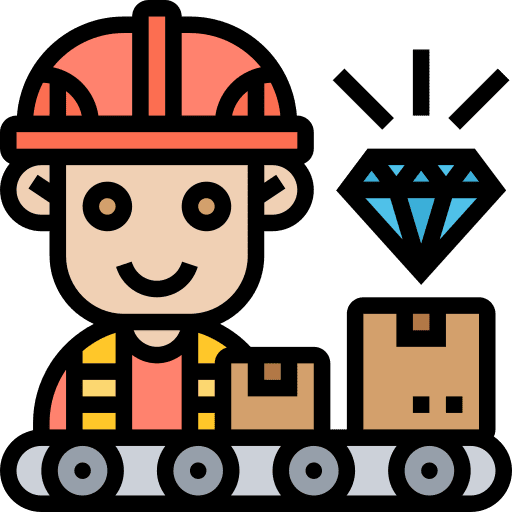 Product quality shipping and delivery success icon Product quality shipping and delivery success icon