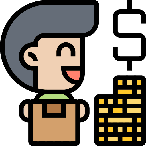 Revenue investment financial money icon Revenue investment financial money icon