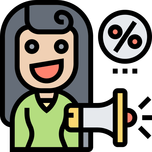 Sale discount promotion loud icon Sale discount promotion loud icon