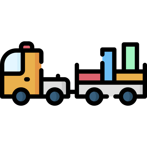 Baggage truck baggage truck vehicle airport icon Baggage truck baggage truck vehicle airport icon