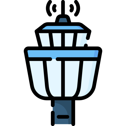 Control tower transportation plane travel icon Control tower transportation plane travel icon