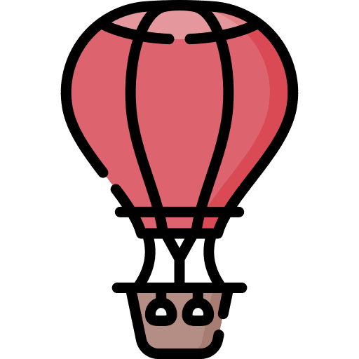 Hot air balloon holidays flight hot air balloon icon Hot air balloon holidays flight hot air balloon icon
