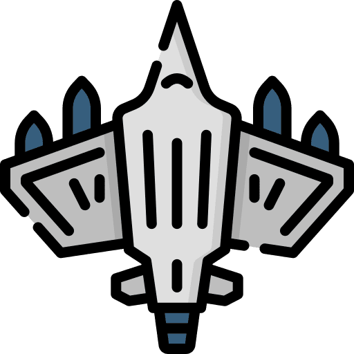 Jet air force speed plane icon Jet air force speed plane icon