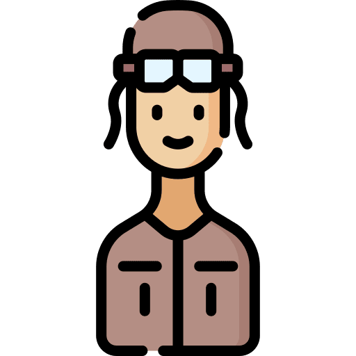 Pilot pilot airplane caucasian icon Pilot pilot airplane caucasian icon