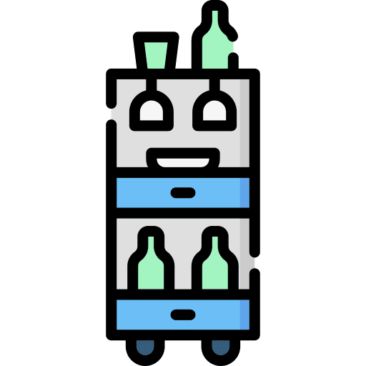 Trolley food and restaurant flight trolley icon Trolley food and restaurant flight trolley icon