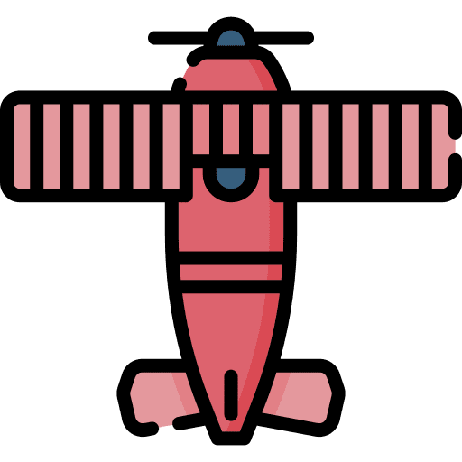 Biplane aeroplane transport transportation icon Biplane aeroplane transport transportation icon