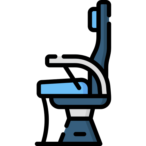 Seat chair plane airplane icon Seat chair plane airplane icon