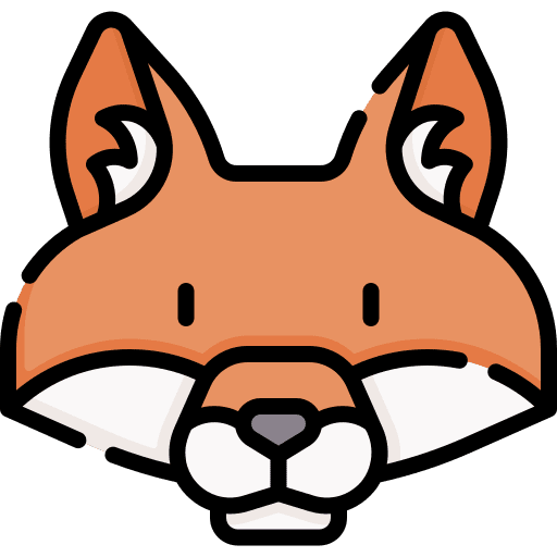 Fox mammal zoo wild icon