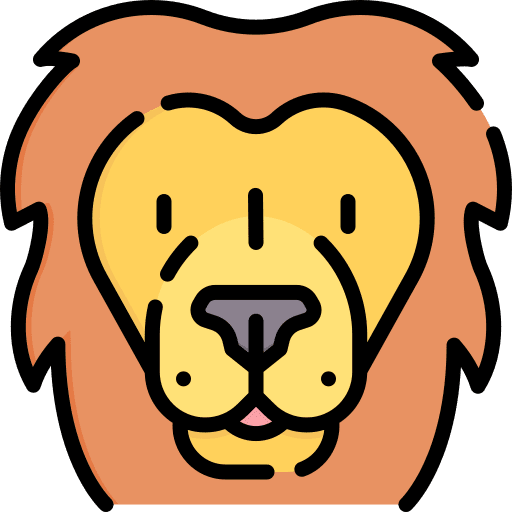 Lion animal lion zoo icon Lion animal lion zoo icon