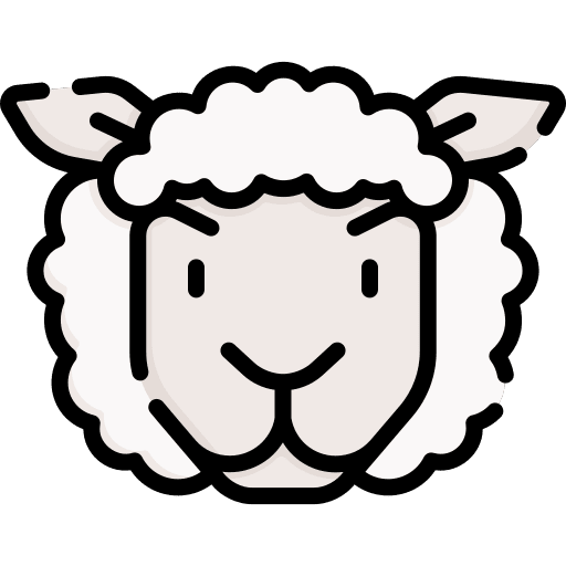 Sheep zoology zoo animal kingdom icon