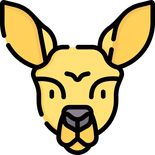 Kangaroo wildlife animal wild icon Kangaroo wildlife animal wild icon