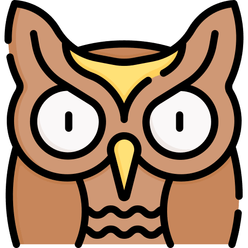 Owl owl hunter bird icon Owl owl hunter bird icon