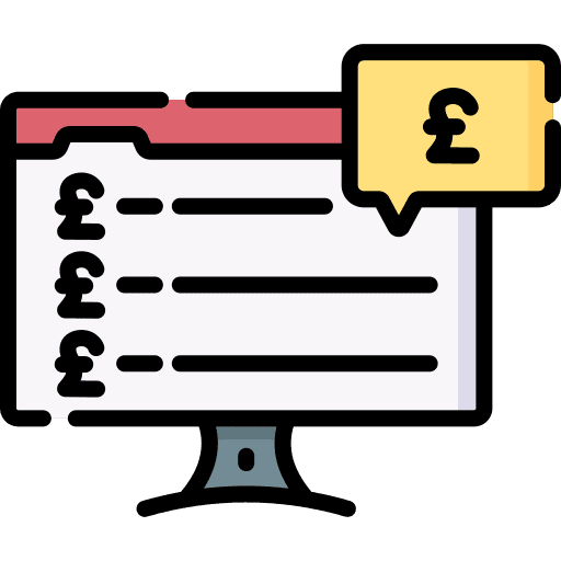 Budgeting business and finance online finance icon