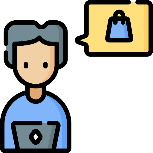 Buyer computer avatar client icon