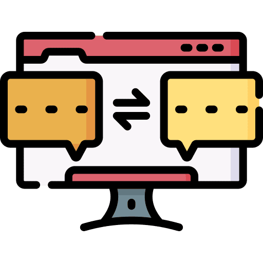 Communication communications information conversation icon