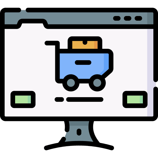 Procurement digital economy procurement shopping cart icon