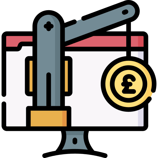 Automation currency monitor online icon