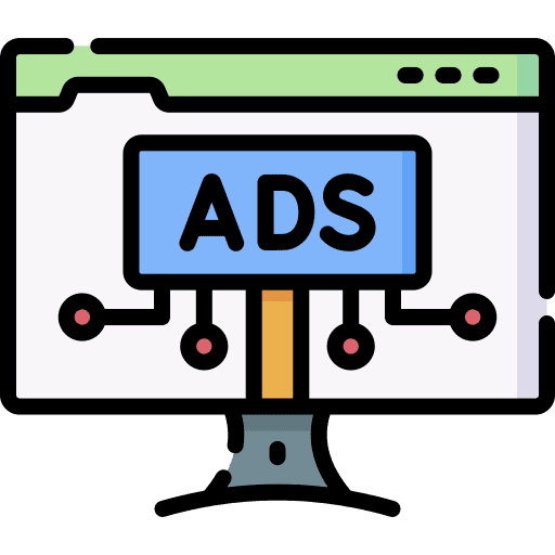 Digital marketing advertising communications computer icon