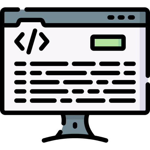 Web development code programming computer icon