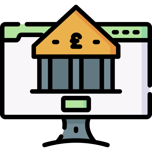 Online banking online payment money deposit icon