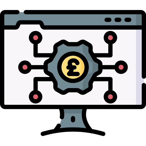 Settings management browser digital economy icon