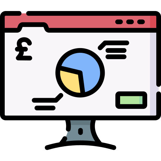 Statistics graph statistics digital economy icon