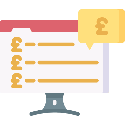 Budgeting digital economy online e business icon