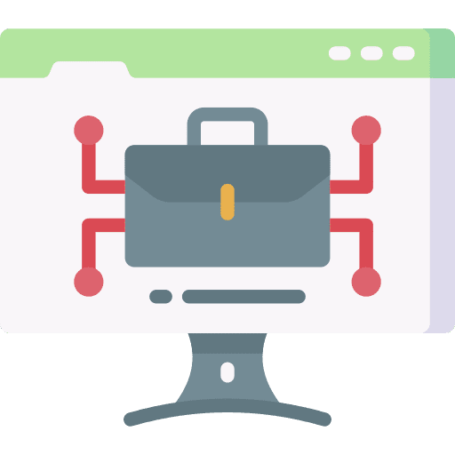 E business e business business and finance briefcase icon