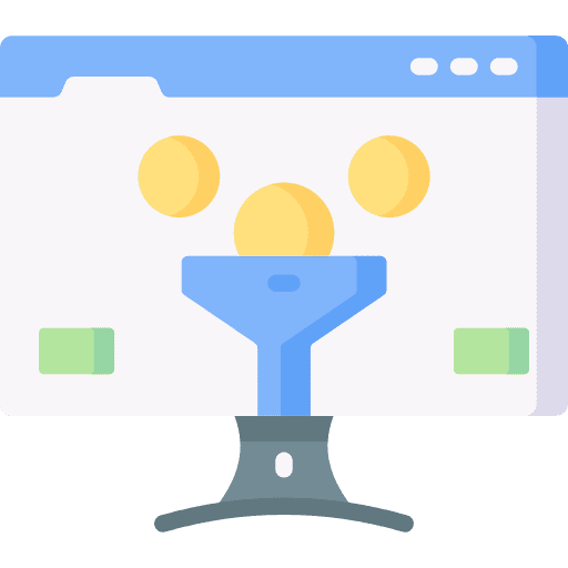 Filter filter conversion business and finance icon