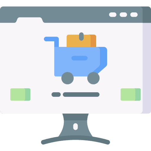 Procurement shopping store digital economy commerce and shopping icon