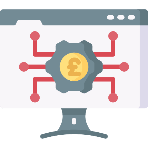Settings computer management business icon