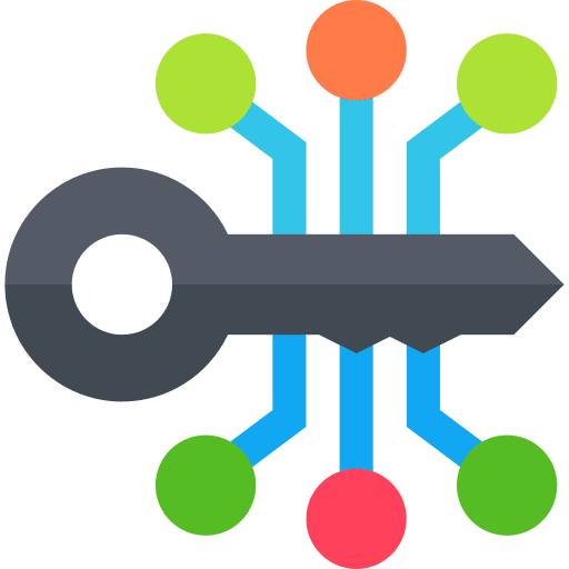Encryption access encryption key icon