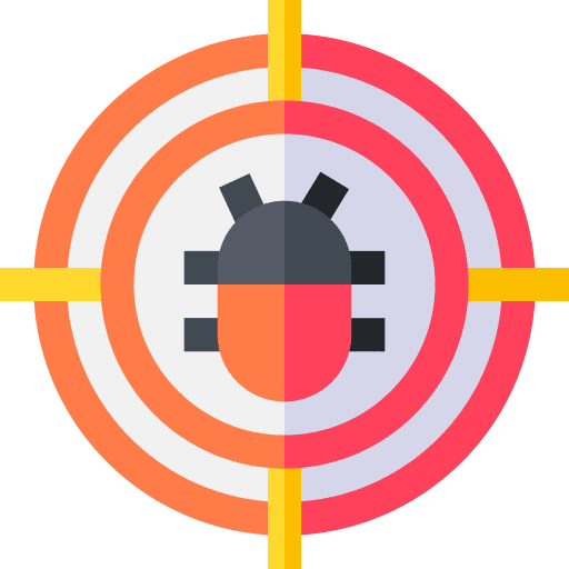 Target antivirus system virus icon