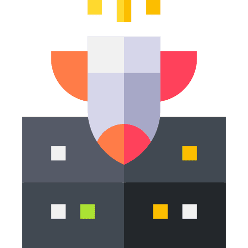 Ddos bomb servers attack icon Ddos bomb servers attack icon