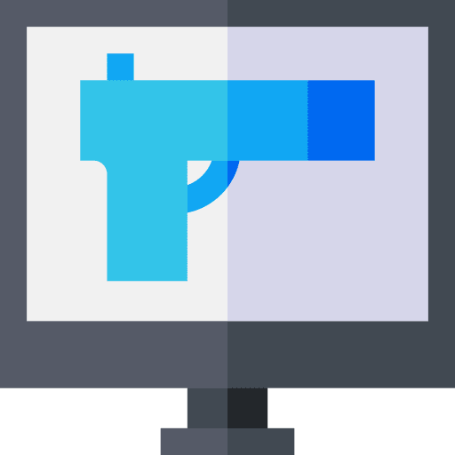 Malware malware virus gun icon Malware malware virus gun icon