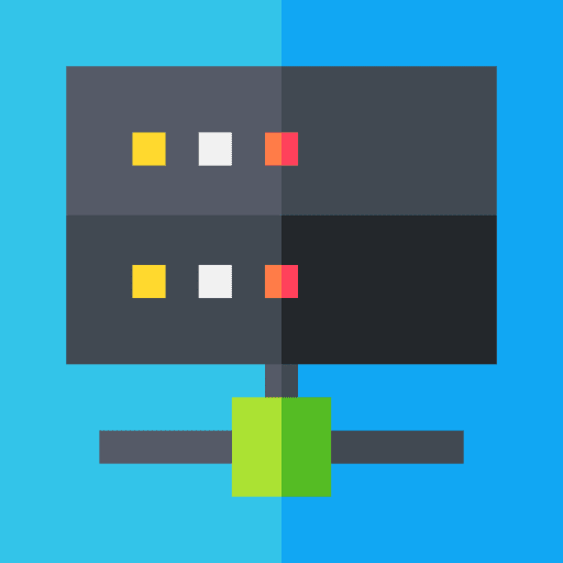 Server network seo and web database icon Server network seo and web database icon