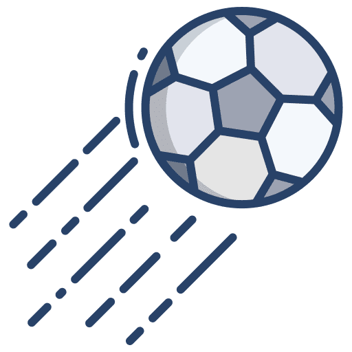 Football kick team sport sport equipment icon