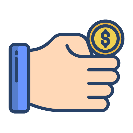 Coin toss soccer game strategy football icon