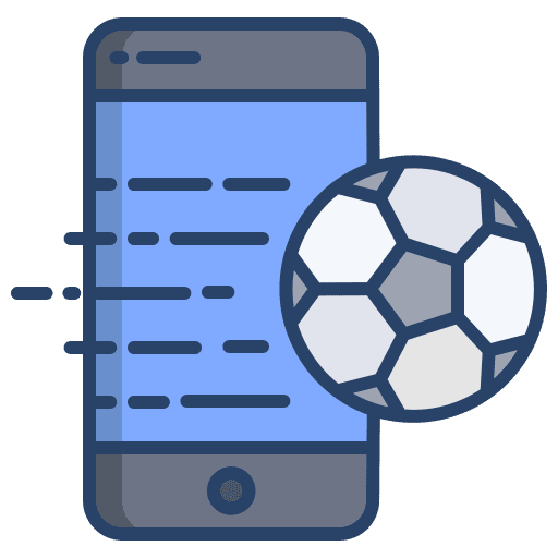 Football entertainment online match icon Football entertainment online match icon