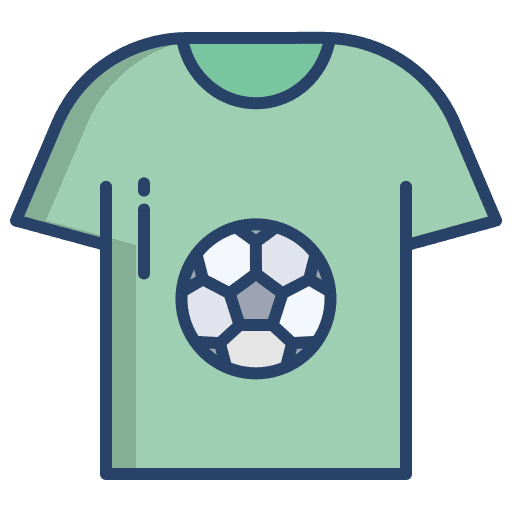 Football shirt fashion sports and competition football shirt icon Football shirt fashion sports and competition football shirt icon