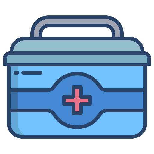 First aid kit medication emergency medicine icon First aid kit medication emergency medicine icon