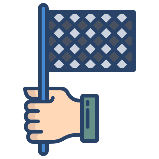 Flag football flag sport icon Flag football flag sport icon