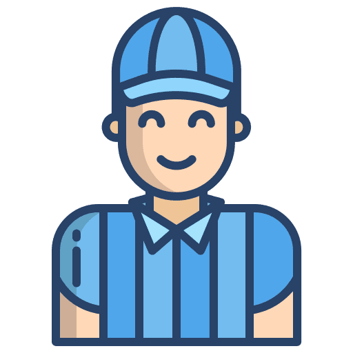 Referee caucasian professions and jobs uniform icon Referee caucasian professions and jobs uniform icon
