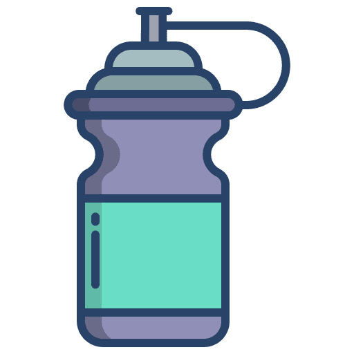 Water bottle food and restaurant gym beverage icon Water bottle food and restaurant gym beverage icon