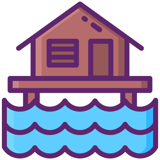 Bungalow cabin bungalow wooden icon