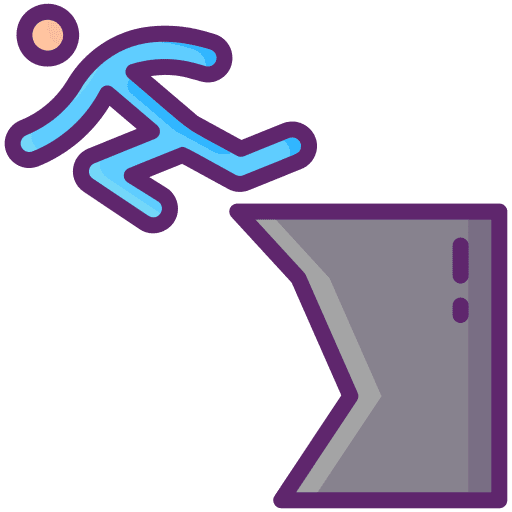 Cliff climb adventure sports people icon