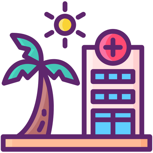 Hospital hospital health clinic sea icon